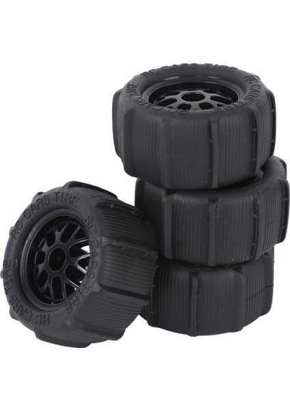 4 Adet Rc Plaj Lastikleri 1/14 1/16 1/18 Evrensel Ka Plastik Iyi Kavrama Güçlü Yastıklama Rc Araba Çöl Tekerlekleri (Yurt Dışından)