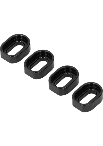 Sabitleme Motor Tabanı Takviye Alüminyum Alaşım Rc Araba Motor Montajı Spacer Traxxas 6s 8s 1/5 Kamyon Xrt 8s 4WD 1/6 4 Adet Siyah (Yurt Dışından)