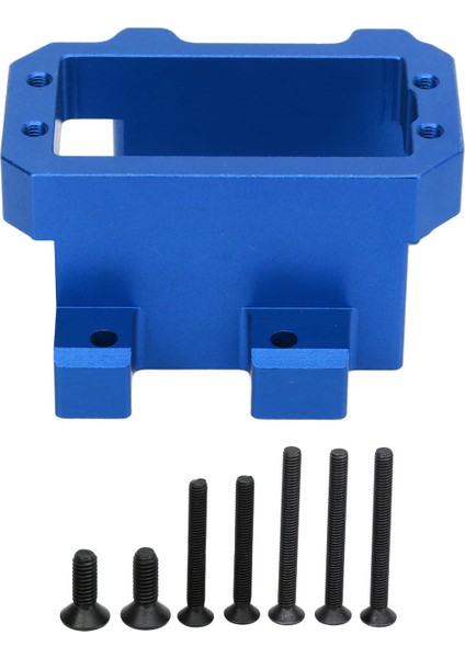 Rc Servo Montaj Alüminyum Alaşım Direksiyon Servo Braketi Seti Kızak 1/8 4WD Uzaktan Kumandalı Araç Mavi (Yurt Dışından)