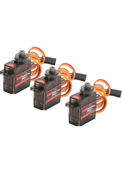 3 Adet Rc Servo Hafif Yüksek Burulma Çıkışı Demir Dişli Servo Direksiyon Kolu Uzaktan Kumanda Uçak Arabalar 9g (Yurt Dışından) modelleri