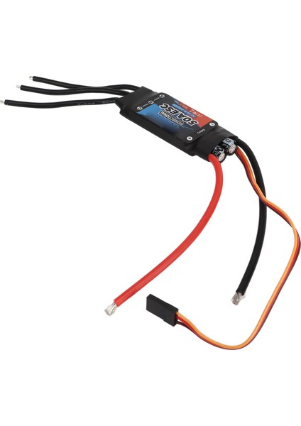 Fırçasız Elektrikli Hız Kontrol Çift Yönlü Siyah 50A Rc Araba Esc Tekne Sualtı Pervane (Yurt Dışından)
