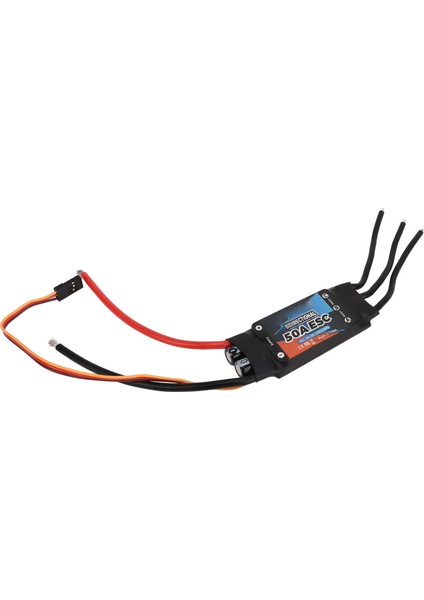Fırçasız Elektrikli Hız Kontrol Çift Yönlü Siyah 50A Rc Araba Esc Tekne Sualtı Pervane (Yurt Dışından)
