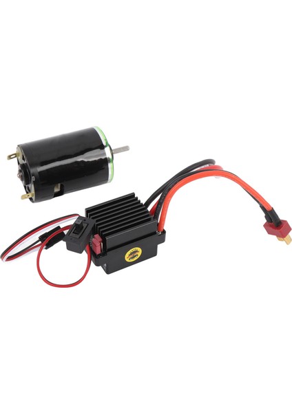 Rc Fırçalı Motor Esc Seti 540 Fırçalı Motor Suya Dalı 320A Esc 5V 2A Bec Ileri Geri Hız Kontrolü 1/10 Rc Paletli Araba Yüksek Burulma 27T (Yurt Dışından) fiyatları