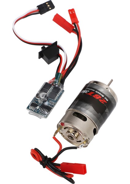 Rc Araba 390 Fırçalı Motor 30A Jst Fiş Yüksek Burulma Fırçalı Motor Esc Seti 1/16 1/18 Rc Araba Için 7.2 V (Yurt Dışından) modelleri