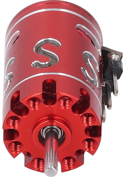 Rc Model Araba Motoru 2.0 Mil Ince Dengeli Rotor Rc Fırçasız Mini Motor Wltoys K989 K969 1/24 1/28 Kırmızı 3500KV (Yurt Dışından)
