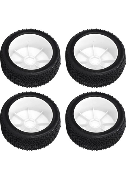 4 Adet Rc Araba X600 Dişli Lastik Traxxas Slash 1/10 Rc Kısa Kamyon Yedek Lastik Seti Beyaz (Yurt Dışından) fiyatları