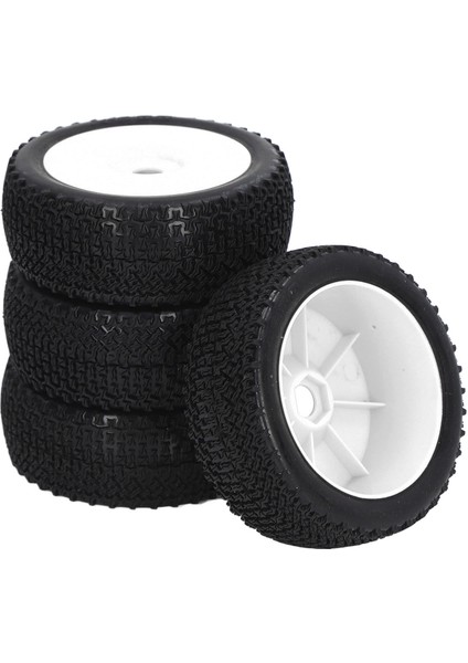 4 Adet Rc Araba X600 Dişli Lastik Traxxas Slash 1/10 Rc Kısa Kamyon Yedek Lastik Seti Beyaz (Yurt Dışından) modelleri