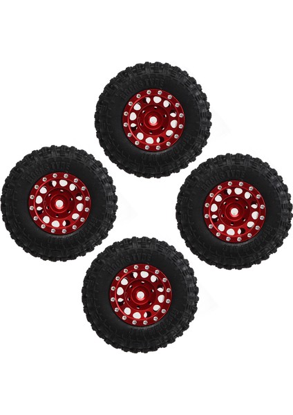 4 Adet Rc Lastik ve Tekerlek Seti Alüminyum Alaşımlı Jantlar Göbek Ka Lastikler Axial SCX24 1/24 Rc Araba Için (Yurt Dışından) modelleri