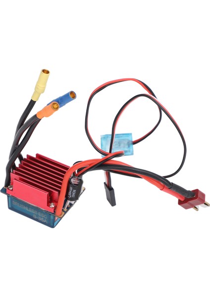 Rc Fırçasız Esc Su Geçirmez Sensörsüz Elektrikli Hız Kontrol Için 1/16 1/18 Rc Arabalar Tekneler 35A (Yurt Dışından)