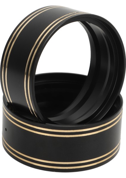 2 Adet 1.9 In Beadlock Tekerlek Halkaları Delikli Lastik Kilit Halkası Değiştirme Eksenel SCX10 Iı 90046 1/10 Rc Paletli Siyah (Yurt Dışından) fırsatları