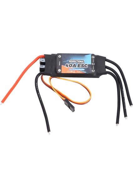 Gtskytenrc Çift Yönlü 40A Fırçasız Esc 5V 3A Bec Fırçasız Motor 2‑6s Elektrikli Hız Kontrol Rc Araba Tekne Için (Yurt Dışından)