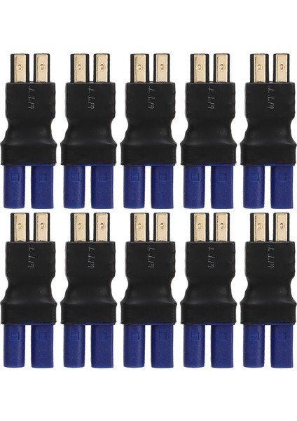 10 Adet Ec5 Için Traxxas Adaptörü Ka Plastik Bakır Doğru Güvenli Işık Ec5 Erkek Adaptör Rc Araba Uçak Tekne (Yurt Dışından)