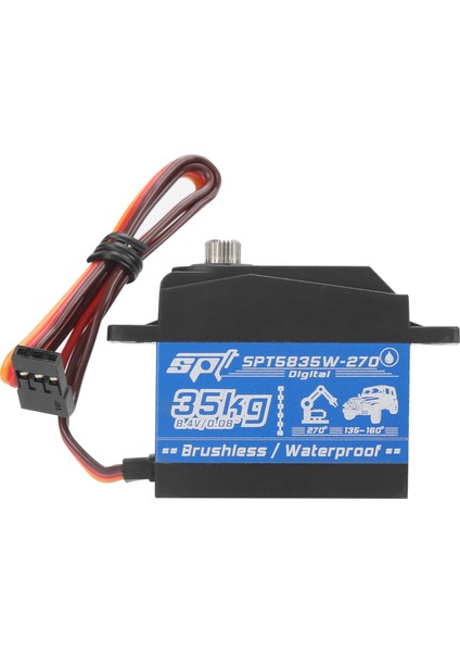 35KG Rc Su Geçirmez Fırçasız Motor Dişli Servo Değiştirme Için 1/8 1/10 Rc Araba Robot (Yurt Dışından) fiyatları