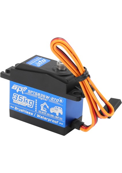 35KG Rc Su Geçirmez Fırçasız Motor Dişli Servo Değiştirme Için 1/8 1/10 Rc Araba Robot (Yurt Dışından) fırsatları