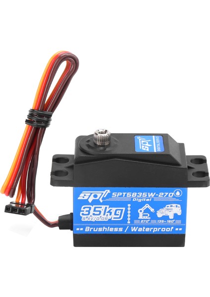 35KG Rc Su Geçirmez Fırçasız Motor Dişli Servo Değiştirme Için 1/8 1/10 Rc Araba Robot (Yurt Dışından) indirimleri