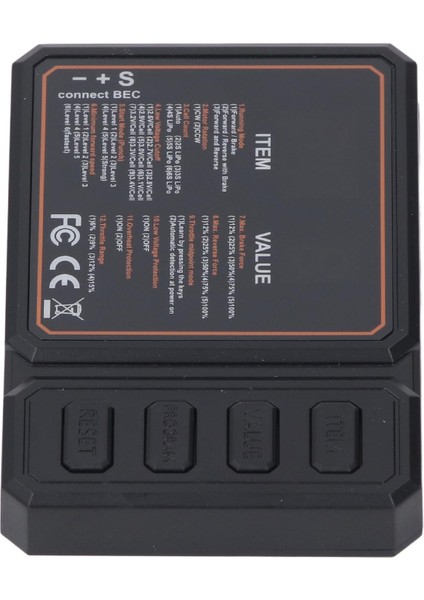 Rc Fırçasız Esc Programlama Kartı Eksenel SCX10 Mst Rc Tekneler 50 Ila 150A Hız Kontrol Programlama Kartı (Yurt Dışından)