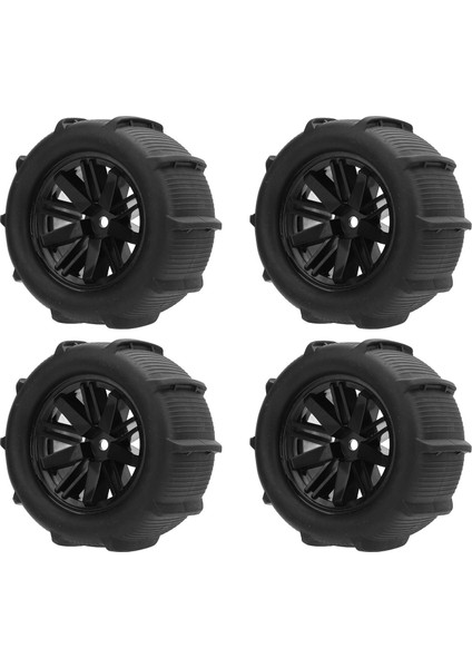 4 Adet Rc Araba Plaj Lastikleri Ka Plastik Rc Çöl Tekerlekleri Wltoys 144001 1/14 1/16 Rc Araba (Yurt Dışından)