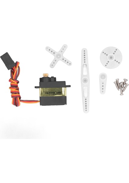 Drone Servo Yüksek Tork Metal Dişli Düşük Gürültü ile 4 Servo Arms Rc Servo Motor Için Drone Sabit Kanatlı Uçak Uçak Modeli (Yurt Dışından)