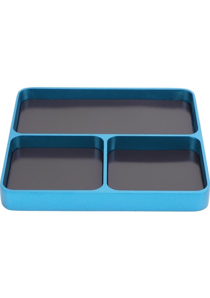 Rc Tamir Vida Tepsisi 3 Izgaraları Alüminyum Alaşımlı Ayrı Depolama Şık Görünüm Vida Sabitleme Aracı Tutucu Plaka Rc Araba Uçak Tekne Gök Mavisi (Yurt Dışından) modelleri