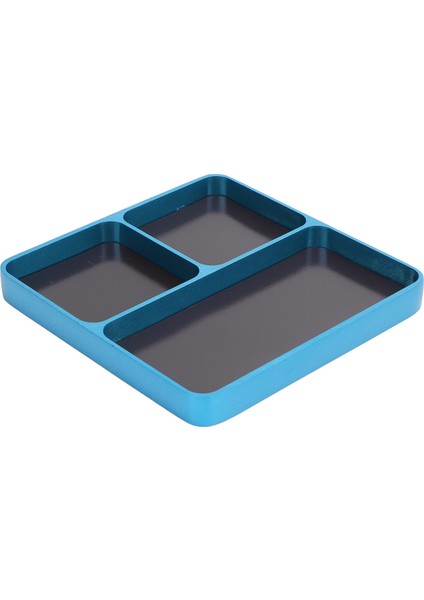 Rc Tamir Vida Tepsisi 3 Izgaraları Alüminyum Alaşımlı Ayrı Depolama Şık Görünüm Vida Sabitleme Aracı Tutucu Plaka Rc Araba Uçak Tekne Gök Mavisi (Yurt Dışından) indirimleri