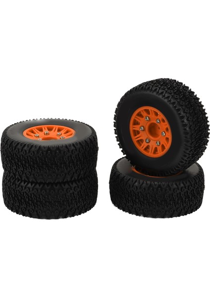 1/10 Rc Kısa Kulvar Kamyon Lastikleri Arrma Senton Traxxas Slash 12MM 14MM 17MM Altıgen Rc Kamyon Lastikleri Turuncu (Yurt Dışından) fırsatları