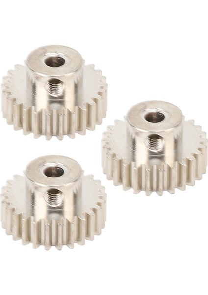 3 Adet Metal Motor Dişlileri Ayar Vidaları ile M0. 6 Modülü 3.175 mm Delik Çapı Pinyon Dişli Için 1/10 Rc Araba Kamyon 26T (Yurt Dışından) fiyatları