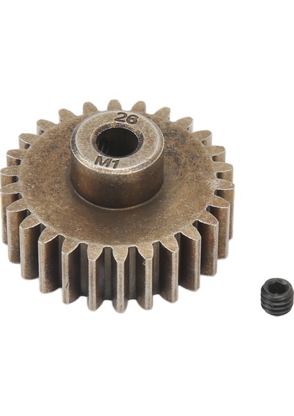 26T Sertleştirilmiş Pinyon Dişli Traxxas 1/10 x Maxx Maxx Rc Araba Sertleştirilmiş Çelik Rc Motor Pinyon Dişli Uyar 5mm Mil Motoru (Yurt Dışından)