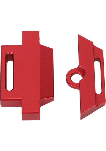 Rc Araba Pil Plakası Alüminyum Alaşımlı Pil Tutucu Dağı Için Kayış ile Traxxas 1/10 Slash 2WD 5822 5822A Şasi Kırmızı (Yurt Dışından) modelleri