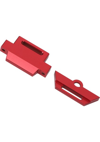 Rc Araba Pil Plakası Alüminyum Alaşımlı Pil Tutucu Dağı Için Kayış ile Traxxas 1/10 Slash 2WD 5822 5822A Şasi Kırmızı (Yurt Dışından) indirimleri