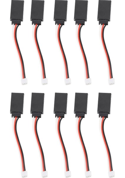10 Adet 3 Pin Servo Uzatma Kablosu Erkek Dişi Konnektör Servo Dönüşüm Kurşun Tel Rc Model Araba Için (Yurt Dışından)