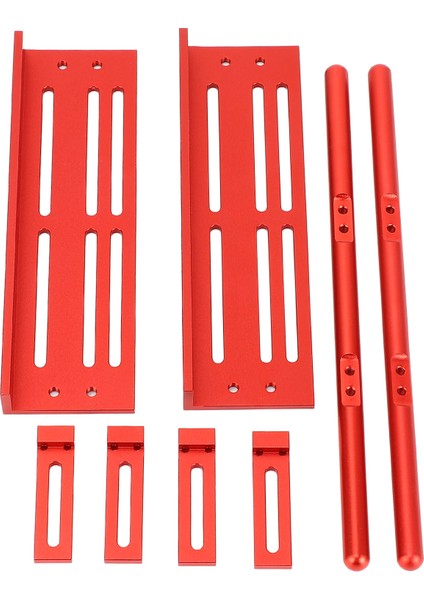 Rc Araba Pedalları Ayarlanabilir Koşu Kurulu Yan Anti Çarpışma Aksesuarları SCX10 1/8 1/10 Paletli Kırmızı (Yurt Dışından) fiyatları