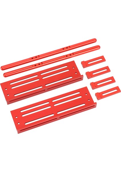 Rc Araba Pedalları Ayarlanabilir Koşu Kurulu Yan Anti Çarpışma Aksesuarları SCX10 1/8 1/10 Paletli Kırmızı (Yurt Dışından) fırsatları