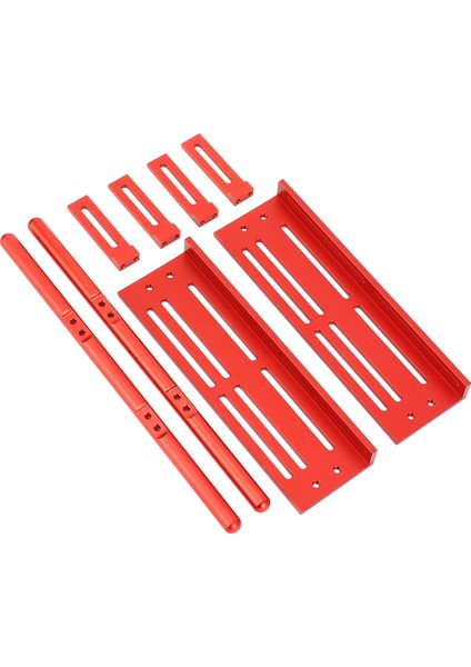 Rc Araba Pedalları Ayarlanabilir Koşu Kurulu Yan Anti Çarpışma Aksesuarları SCX10 1/8 1/10 Paletli Kırmızı (Yurt Dışından) indirimleri