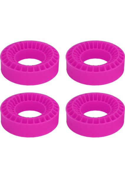 4 Adet Lastike 1.0 Inç Çift Katmanlı Içi Boş Silikon Su Geçirmez Rc Araba Iç Lastik Dolgu SCX24 FCX24 AX24 1/18 1/24 Rc Araba Gül Kırmızı (Yurt Dışından)