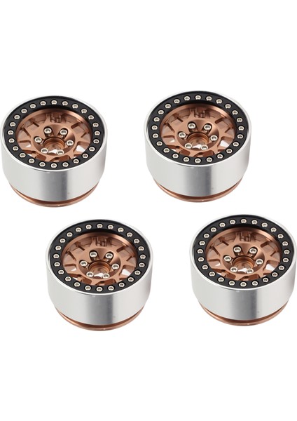 4 Adet 1.9 In Rc Jantlar Alaşım Cnc Işleme 1/10 Rc Beadlock Tekerlek Göbeği Eksenel SCX10 90046 Axı 03007 Redcat Mst Bakır (Yurt Dışından) fiyatları