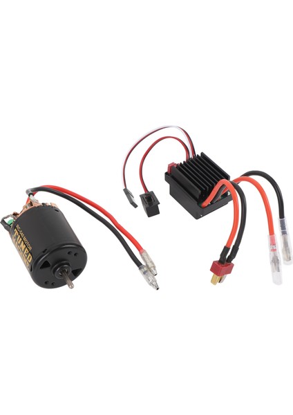 Rc Fırça Motoru Esc ile Harici Karbon Fırça Suya Dalı Kaynaklı Kablo T Fiş 540 Fırçalı Motor Eksenel SCX10 90046 Redcat Gen 8 1/10 Rc Araba 45T (Yurt Dışından) indirimleri