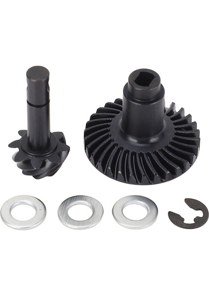 Halka Pinyon Dişli Seti Cnc 30T 8t Yüksek Mukavemetli Alaşımlı Darbeye Dalı Metal Konik Dişli SCX10 Iı Rc Paletli (Yurt Dışından)