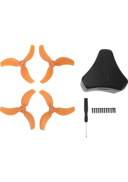 2 Pairs Fpv Drone Pervaneler ile Saklama Kutusu Hafif 3 Bıçakları Rc Drone Pervaneler Için Avata 2 3032 S Fpv Drone Turuncu (Yurt Dışından)
