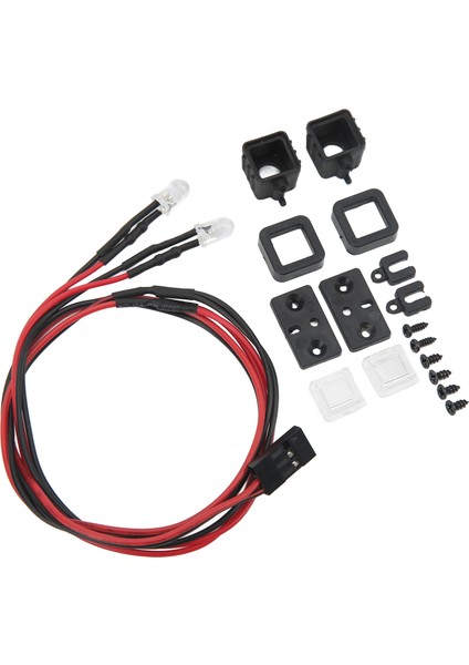 Rc LED Spot Yüksek Simülasyon Beyaz Işık Rc Araba Far Için 2 Plastik Taban ile 1/10 1/12 1/18 1/24 Rc Araba Quadrate (Yurt Dışından) fiyatları