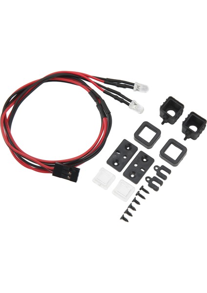 Rc LED Spot Yüksek Simülasyon Beyaz Işık Rc Araba Far Için 2 Plastik Taban ile 1/10 1/12 1/18 1/24 Rc Araba Quadrate (Yurt Dışından) fırsatları