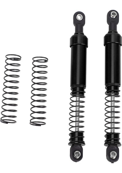 Büyük Çaplı Amortisör Yağ Damperi Rc Amortisör Seti Rc Damperler SCX10 1/10 Rc Paletli Araba 105MM Alüminyum Alaşım Siyah (Yurt Dışından)