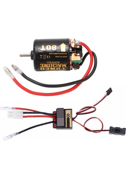 Rc Fırçalı Motor Yüksek Frekanslı Mekanizma Sistemi 320A Fırçalı Motor Esc Tırmanma Araba Tamiya 80T (Yurt Dışından)