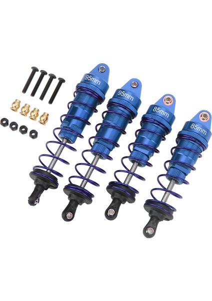 Rc Amortisör Ön Arka Alüminyum Alaşım Yükseltme Parçaları Rc Bahar Damperi Için Hsp Traxxas 1/10 Rc Araba Için Koyu Mavi (Yurt Dışından)