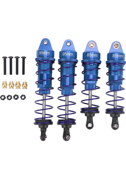 Rc Amortisör Ön Arka Alüminyum Alaşım Yükseltme Parçaları Rc Bahar Damperi Için Hsp Traxxas 1/10 Rc Araba Için Koyu Mavi (Yurt Dışından)