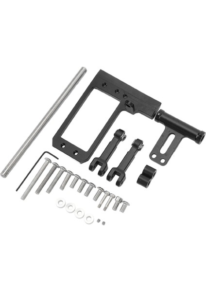 Rc Servo Montaj Çekme Çubuğu Kiti Alüminyum Alaşımlı Hidrolik Direksiyon Bağlantı Çubuğu Seti Vp F10 1/10 Rc Arabalar Siyah (Yurt Dışından) modelleri