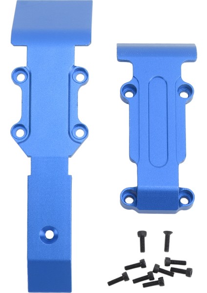 Rc Araba Kızak Plakası Ön ve Arka Rc Araba Alüminyum Kızak Plakası Traxxas 1/16 Revo Slash Mavi (Yurt Dışından)