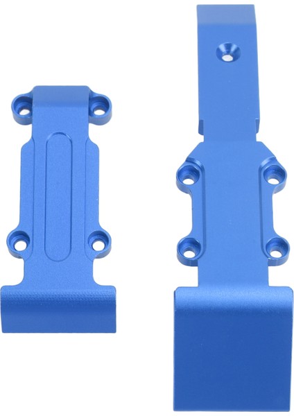 Rc Araba Kızak Plakası Ön ve Arka Rc Araba Alüminyum Kızak Plakası Traxxas 1/16 Revo Slash Mavi (Yurt Dışından) modelleri