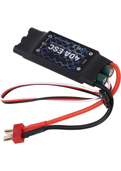 40A Fırçasız Esc 2‑4s 5V 3A Bec Elektrikli Hız Kontrol Cihazı Erkek T Fiş Rc Sabit Kanatlı Uçak Için F450 Quad Rotor Drone (Yurt Dışından)