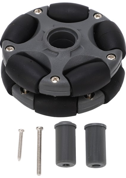 58MM Plastik Omni Tekerlek Çift Sıralı Döner Omni Yönlü Tekerlek Yedek Parçaları 14135 (Yurt Dışından)