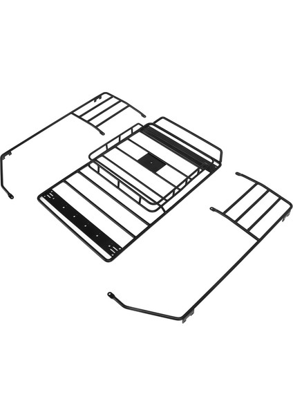 Rc Portbagaj Bagaj Taşıyıcı Demir Portbagaj Rulo Kafes Eksenel SCX10 Wrangler Için Araba Kabuk 313MM Dingil Mesafesi (Yurt Dışından)